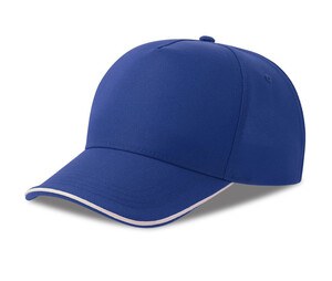 ATLANTIS HEADWEAR AT297 - 5-panel baseball cap Royal/White