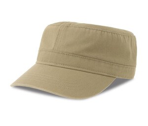 ATLANTIS HEADWEAR AT303 - Faded military cap Khaki