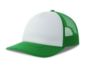 ATLANTIS HEADWEAR AT310 - Children's rapper-style cap White/Green