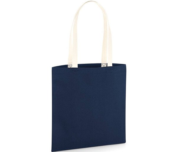 WESTFORD MILL W801C - Sac organique en coton canvas avec anses contrastées