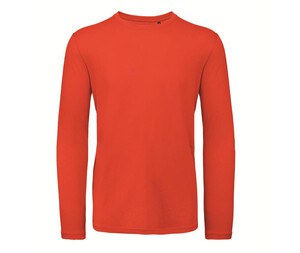 B&C BC070 - Tee-shirt coton bio homme LSL Fire Red
