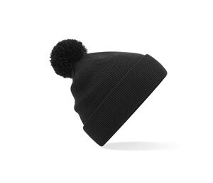 BEECHFIELD BF426B - JUNIOR ORIGINAL POM POM BEANIE Black