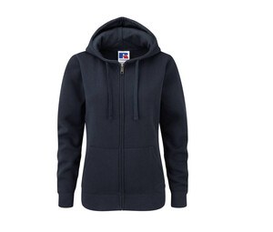 Russell JZ66F - Ladies` Authentic Zipped Hood Navy