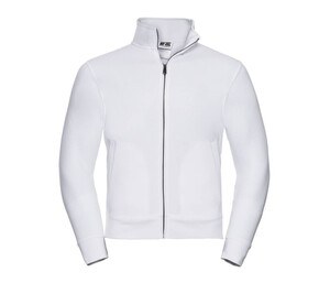 RUSSELL RU267M - Sweat homme grand zip White